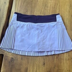 lululemon athletica Purple and Lavender Mini Skirt